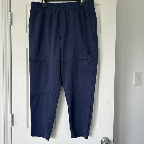 Spyder Active Men's Size XL Performance‎ Jogger ProWeb Pockets Navy - Picture 1 of 11